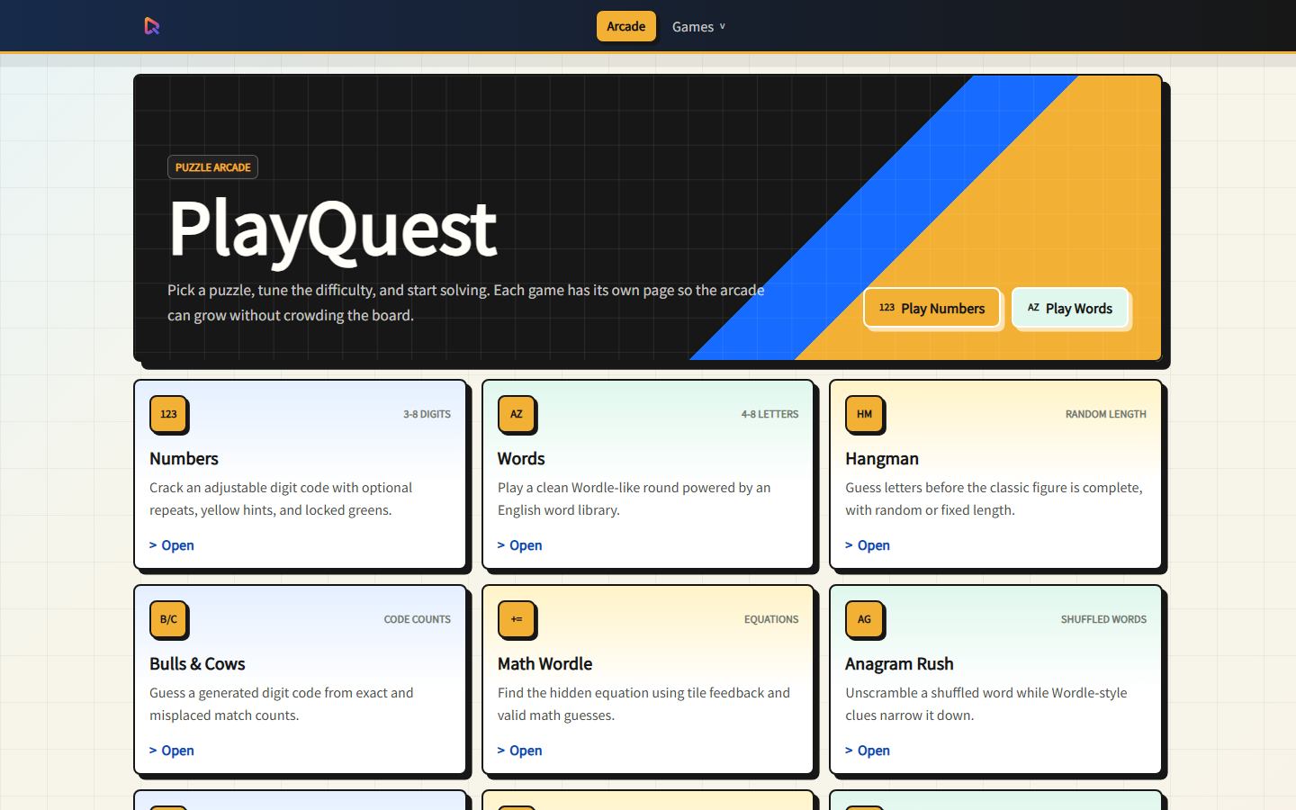 PlayQuest screenshot 1